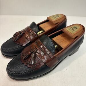 NEW HEELS Rancourt & Co x H S Trask Handsewn Tassel Kiltie Loafer Moc USA 10 D